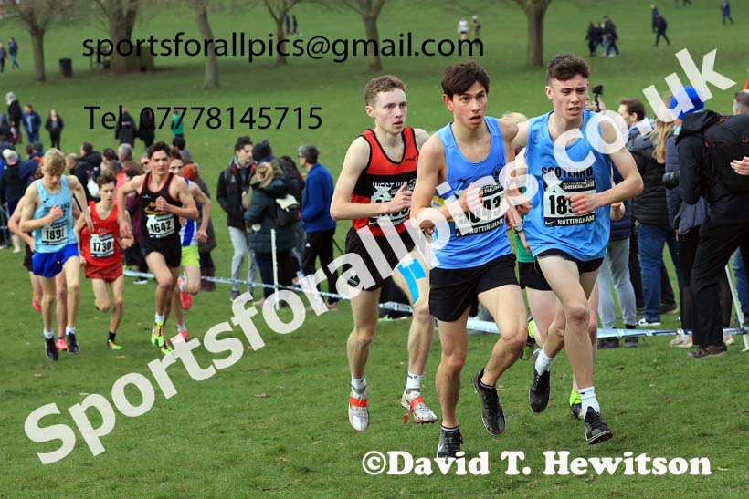 Mens Under-17s, 2024 CAU Inter Counties Cross Country Champs., Wollaton Park, Nottingham. Photo: David T. Hewitson/Sports for All Pics